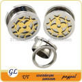 TP01941 Surgical steel wholesale body jewelry ,fashion gold ear plug body piercing
